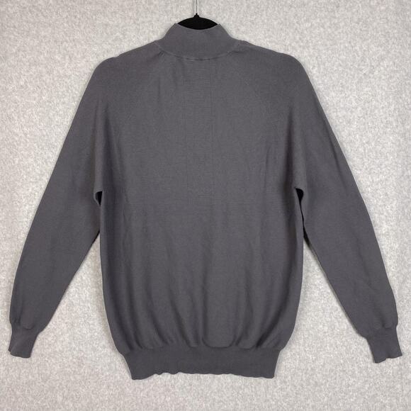 Sun Day Red Sweater Mens Size M 3D Knit Lightweight Quarter Zip Golf Pullover - Picture 6 of 9